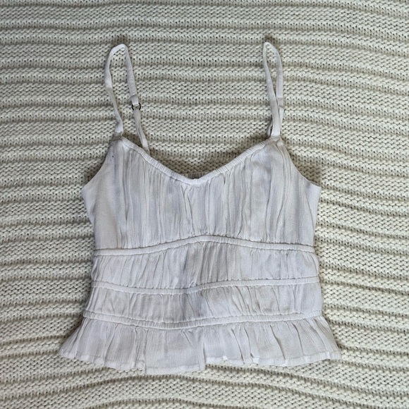 Hollister Tops - Hollister, White Tank, Size S